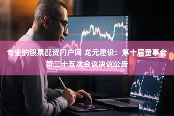 专业的股票配资门户网 龙元建设：第十届董事会第二十五次会议决议公告